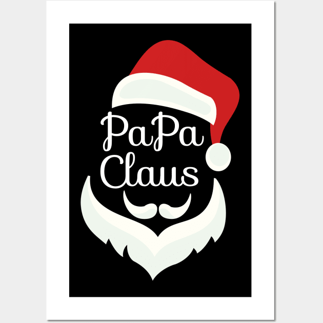 PaPa Claus Christmas Grandpa Wall Art by Work Memes